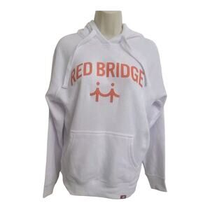Sportique Hoodie White- Red Bridge- XS NWT- Super Comfy And Soft
